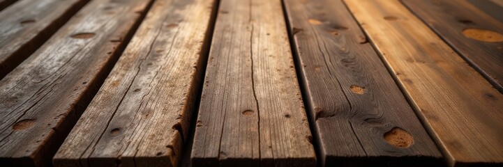 Obraz premium Wooden boards with intricate texture background, wooden furniture, wooden panels