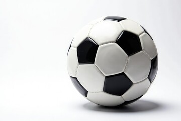 Obraz premium Single white background football, laces visible , game day, victory, nfl