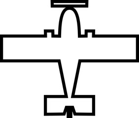 Airplane mood icon aerodrome plane air vector aviation silhouette take outline flight sign. Aviation pictogram. Aircraft concept isolated. different style vector image clip art transparent background