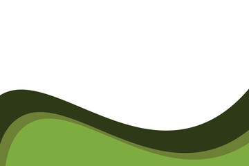 abstract green background with waves