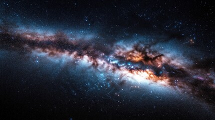 Obraz premium Vast expanse of the Milky Way galaxy