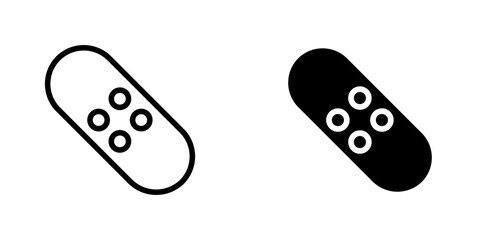 Band aid icon vector symbol collection on white background.