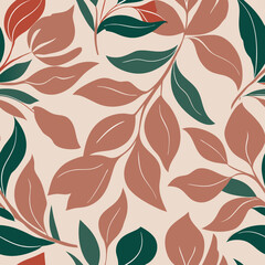 soft Floral seamless pattern background