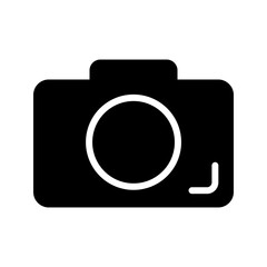 camera icon simple black line symbol