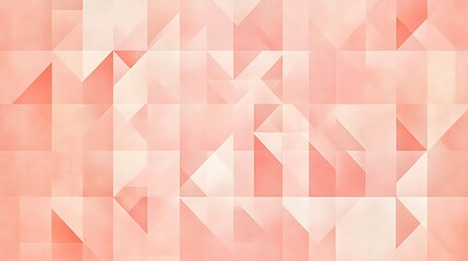 Abstract Geometric Pattern in Soft Pink Hues