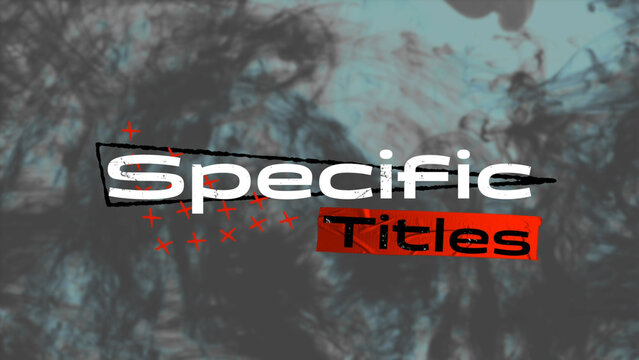 Specific Title 01