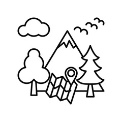 Adventure icon design template