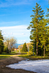 Spring view, Bansko, Bulgaria