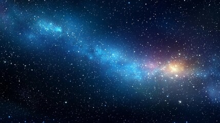 Fototapeta premium Celestial Splendor Glimmering Stars and Constellations in the Night Sky