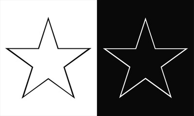 Star Icon For Vector Fille