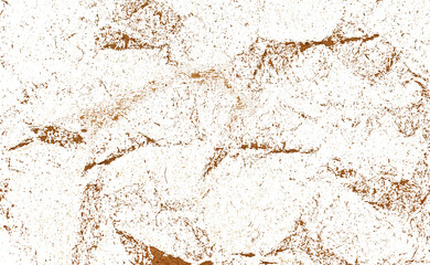 Obraz premium High-Resolution Crumpled Dusty Brown Paper Grunge Overlay Texture on Transparent Background for Creative Design Projects