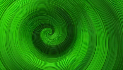 Vibrant green spiral vortex design