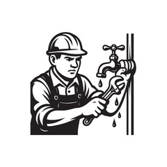 Home service repairing the faucet