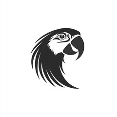 Fototapeta premium Parrot Head Logo