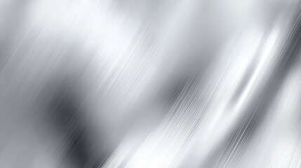 Silver streams of light flowing elegantly, a lustrous metallic dance in shades of gray.