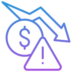 Financial Crisis Icon