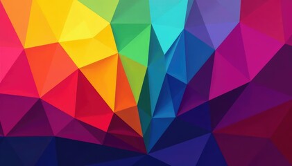 Fototapeta premium Geometric abstract shapes, vibrant color blocks, design, modern, vector