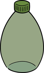 Illustration of plastic bottle
