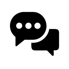 Chat Bubbles for Messaging Icon Design