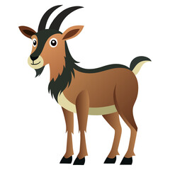 Obraz premium a nice goat silhouette picture