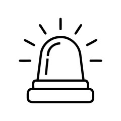 Emergency Siren Beacon Icon Design