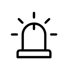 Emergency Siren Beacon Icon Design