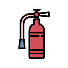 Fire Extinguisher Device Icon Design
