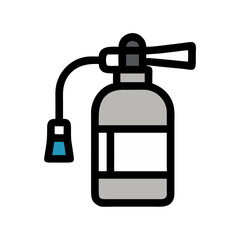 Fire Extinguisher Device Icon Design