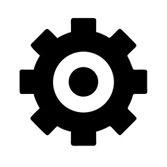 Gear Icon for Settings and Configuration Icon Design