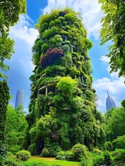 Tower of Green Living in Park
