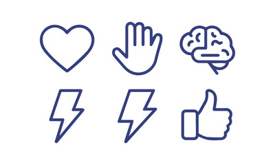 vector hand icons