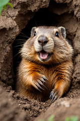 Naklejka premium european brown bear