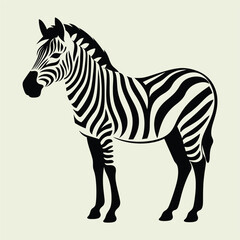 Obraz premium Zebra Silhouettes, Animal