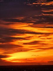 beautiful sun set