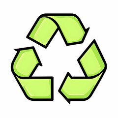 Recycled Materials Packaging Symbol Icon