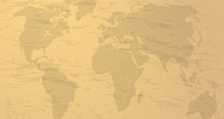 Vintage world map concept background design vector