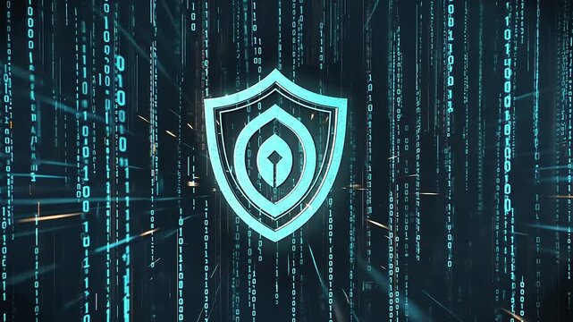 binary code abstract background