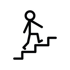 illustration graphic vector is sign for upstair. Perfect for website, mobile apps, shop, social media announcement, hotel sign, banner or flyer.