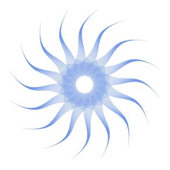 Jellyfish. Vector element for diploma, certificate, currency, voucher or money design. JPEG version.	
