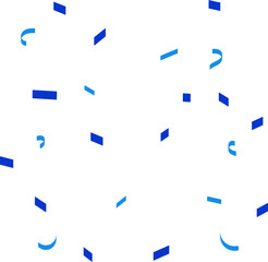 Obraz premium blue confetti celebrations,simple design,vector illustration