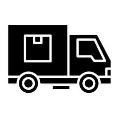 Delivery Truck  Icon Element For Design