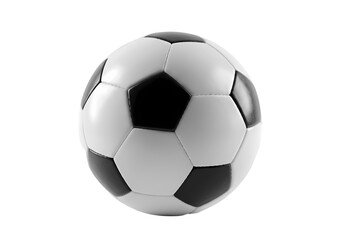 Fototapeta premium Classic Black and White Soccer Ball Image: High-Resolution Download on Transparent background