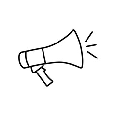 Simple line icon isolated on white background