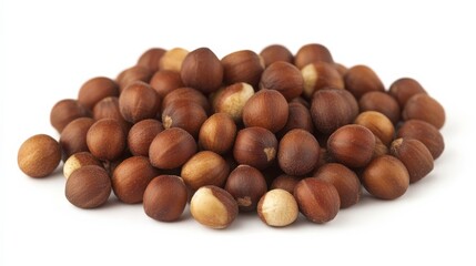 Cotton Seeds Ready for Planting on White Background