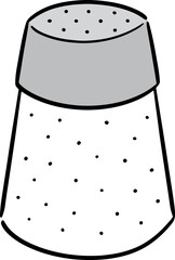 Illustration of sugar bottle
