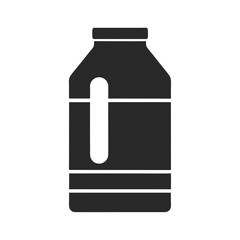 Milk Carton icon silhouette vector illustration