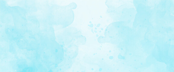 Abstract sort blue watercolor for background.
