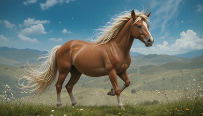 Obraz premium beautiful horse