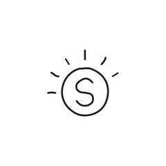 vector illustration of Benefits elements in one line style