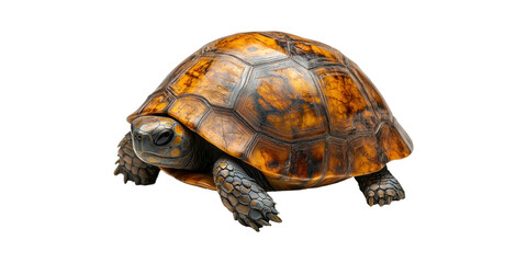 Obraz premium Tortoise. Symbol Of Longevity And Patience In Nature Isolated On Transparent Background